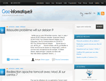 Tablet Screenshot of croc-informatique.fr
